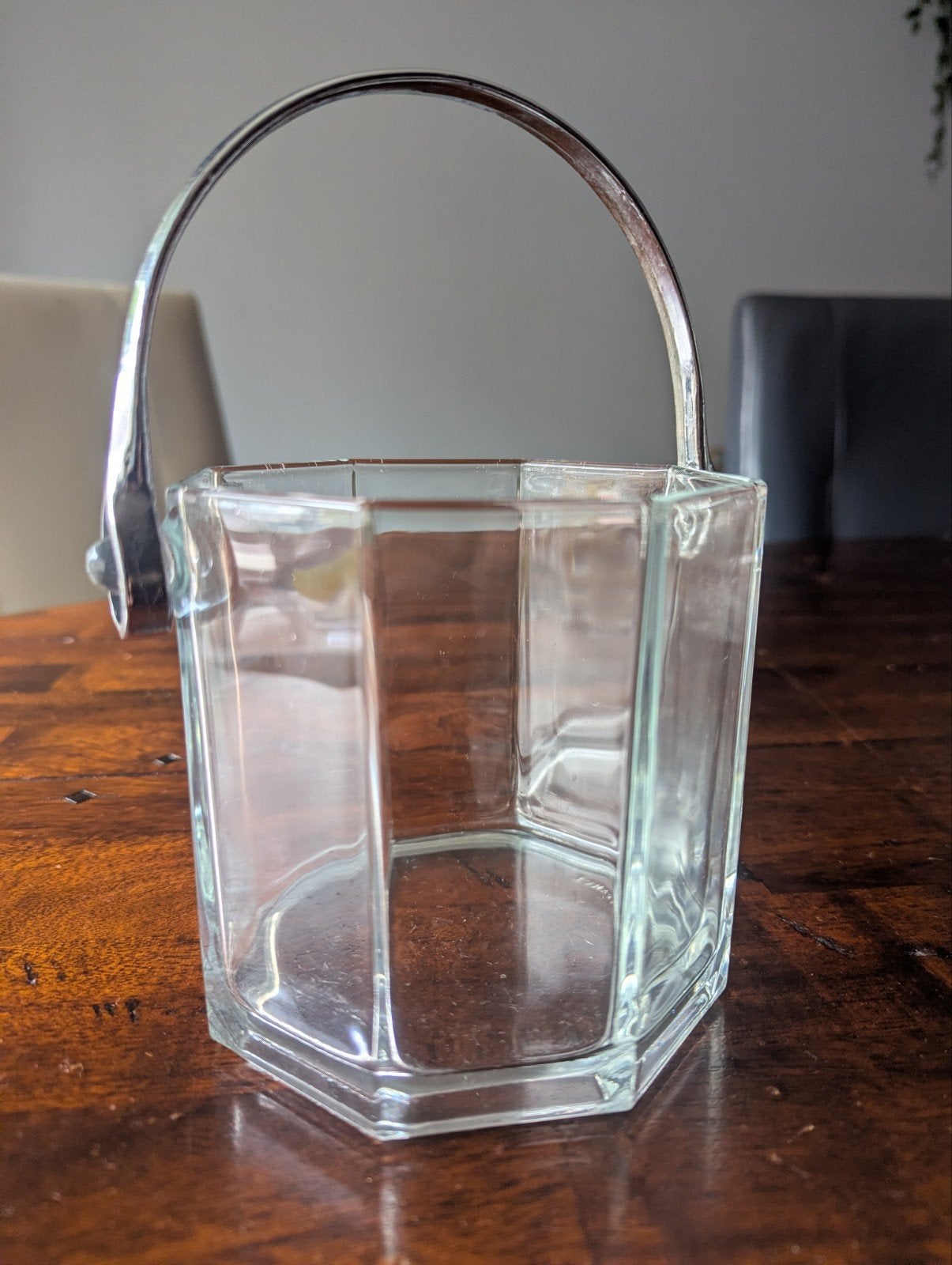 Vintage ijs emmer- Arcoroc France, Huis en Inrichting, Glas of Glazen, Gebruikt, Ophalen of Verzenden, Glas