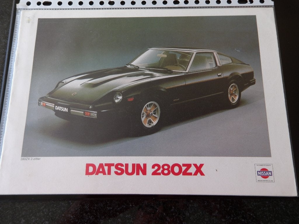 Datsun 280ZX 2-zitter brochure/folder, Ophalen of Verzenden, Zo goed als nieuw, Overige merken, Datsun / Nissan