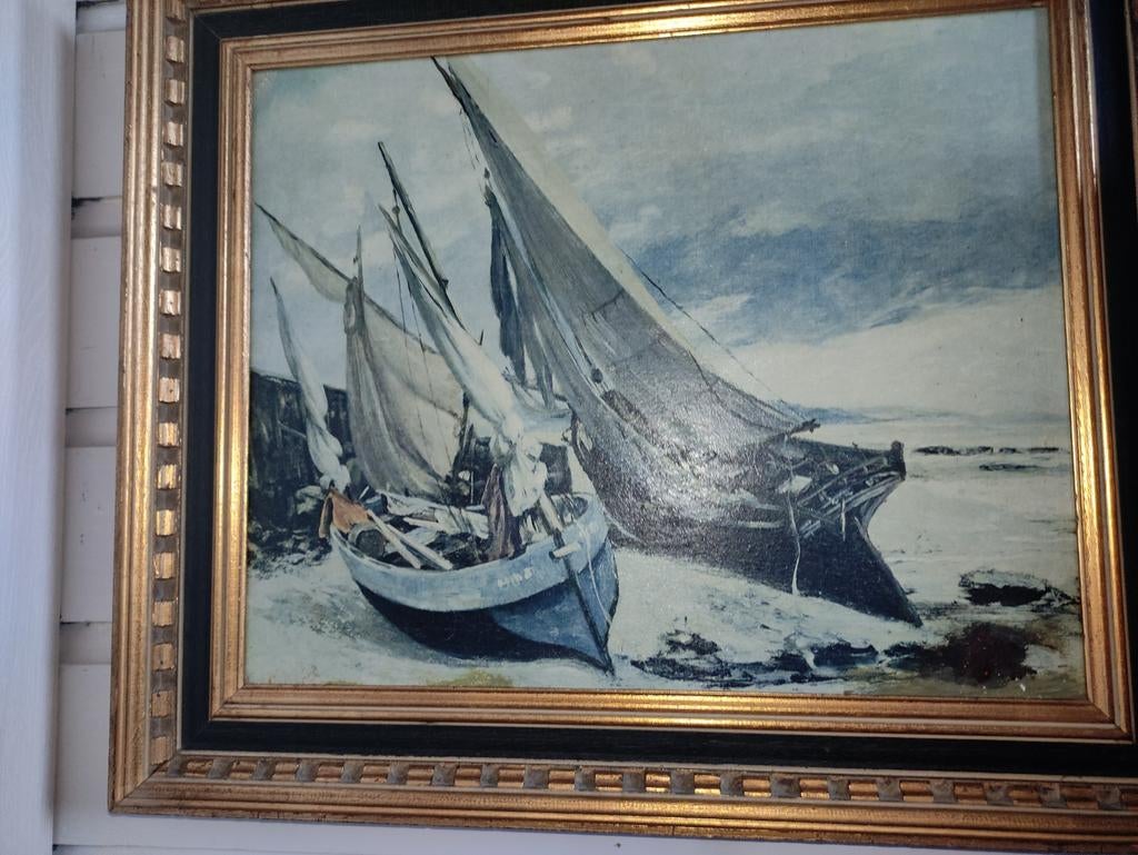 Gustave Courbet !!! 1819-1877 olieverf gesigneerd, Ophalen of Verzenden