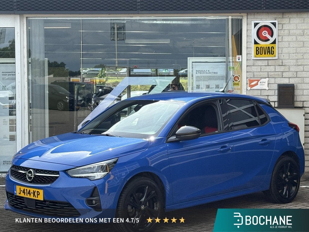 Opel Corsa 1.2 GS Line | NAP | Navigatie | Achteruitrijcamer, Voorwielaandrijving, Stof, Gebruikt, Met garantie (alle)