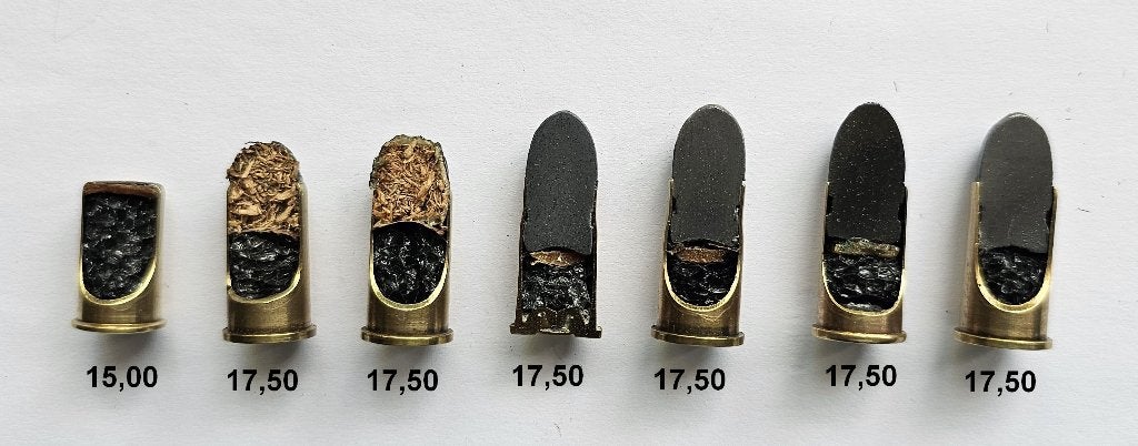9,4mm Hembrug Revolver DOORSNEDEN, Ophalen of Verzenden, Landmacht, Nederland, Hulzen of Bodemvondsten
