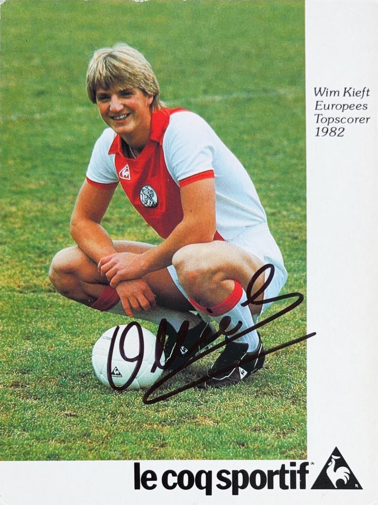Spelerskaart Wim Kieft - AFC Ajax Amsterdam, Ophalen of Verzenden, Zo goed als nieuw, Ajax, Spelerskaart