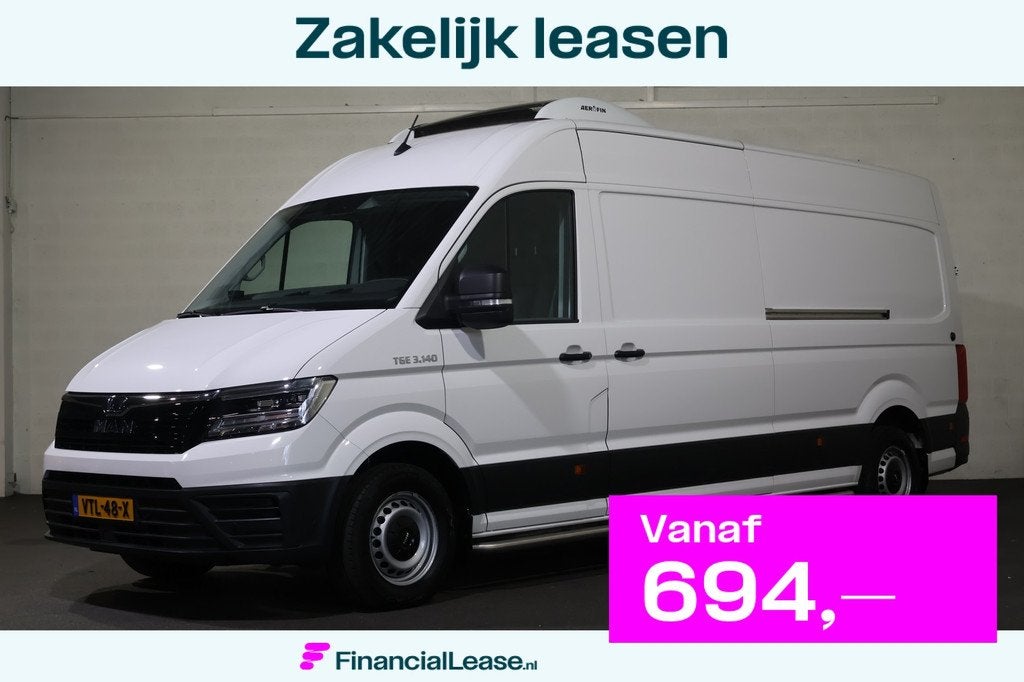 MAN TGE 35 2.0 140pk L4 H3 Koelwagen -10 Graden Dag en Nacht, Stof, Gebruikt, Euro 6, 4 cilinders
