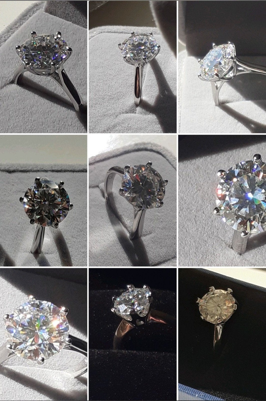U bent mooi. Moissanite 5kt S925 ring 8,5. Gratis verzenden, Nieuw, Ophalen of Verzenden, 17 tot 18, Met edelsteen