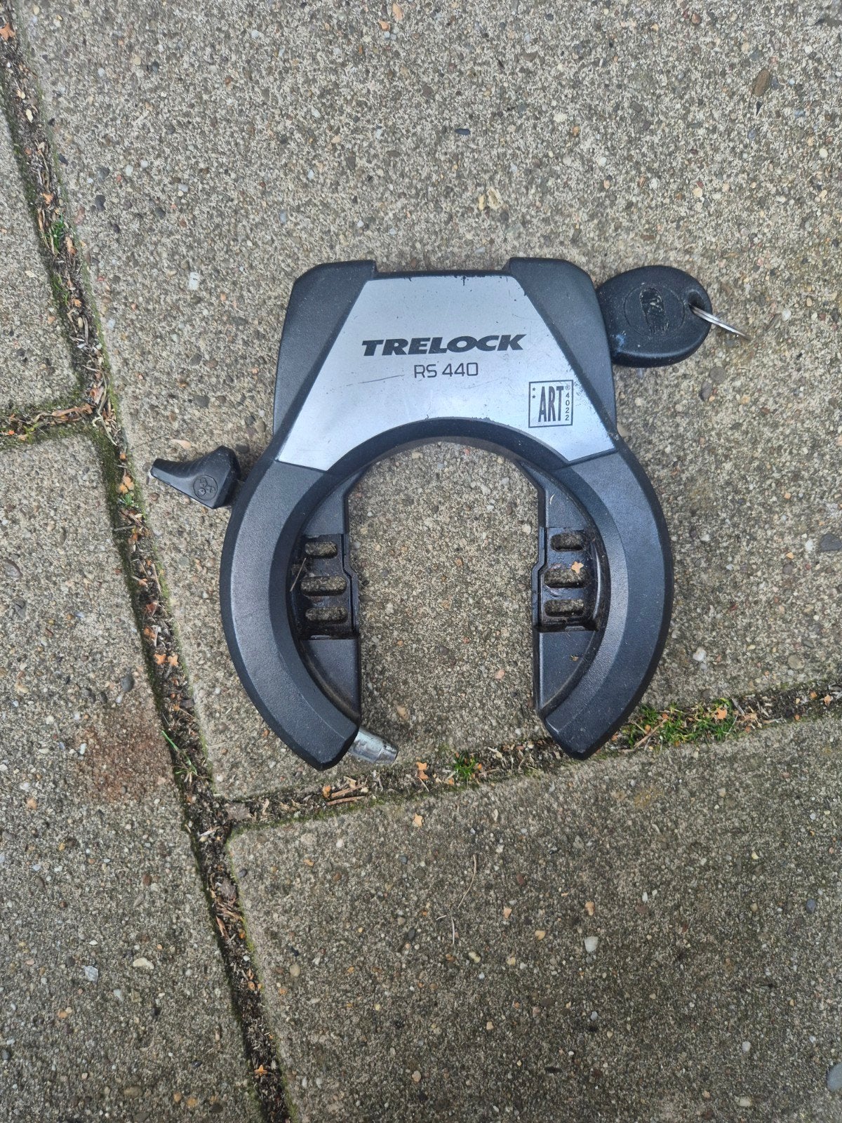 Trelock RS 440 Ringslot met ART keurmerk, Fietsen en Brommers, Ophalen of Verzenden, Gebruikt, Ringslot