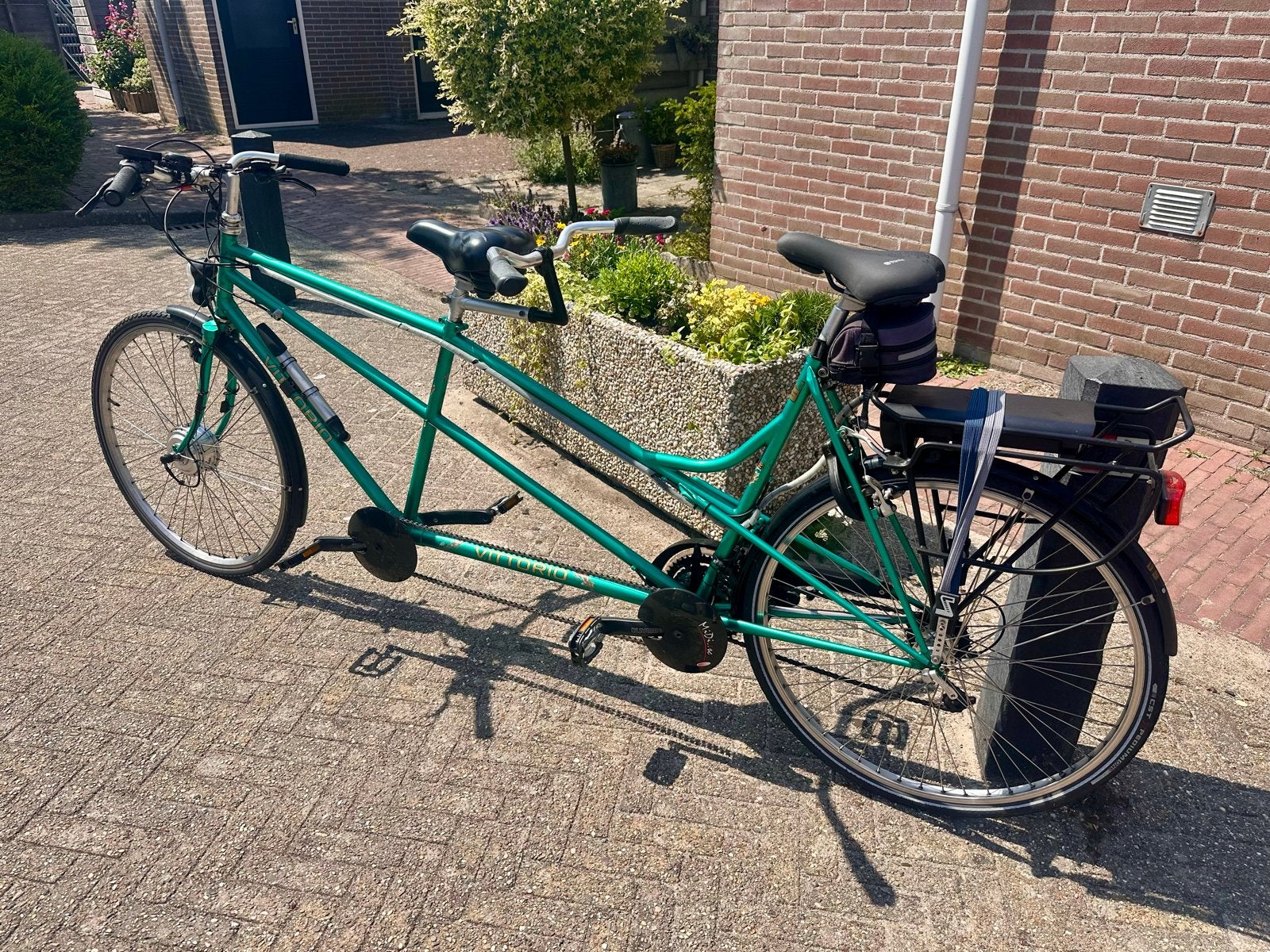 Vittorio electrische  Tandemfiets !, Fietsen en Brommers, Ophalen of Verzenden, Gebruikt, Velgrem