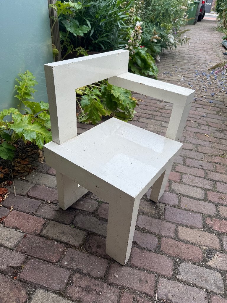 Steltman Stoel Gerrit Rietveld. Massief Grenen, Huis en Inrichting, Stoelen, Ophalen, Gebruikt, Twee, Overige kleuren