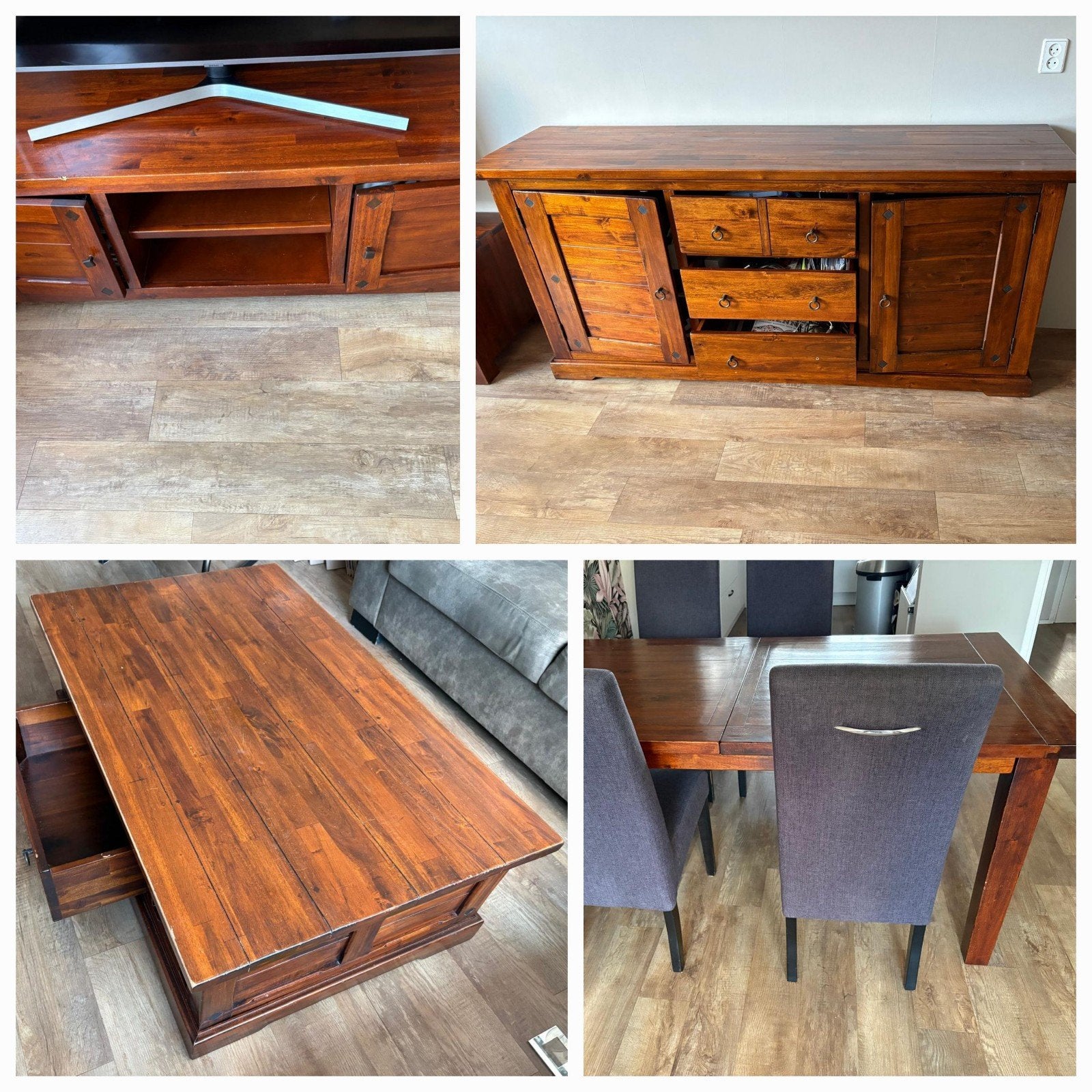 GRATIS OP TE HALEN! Complete set meubels, Ophalen, Gebruikt, Met lade(s), 150 tot 200 cm