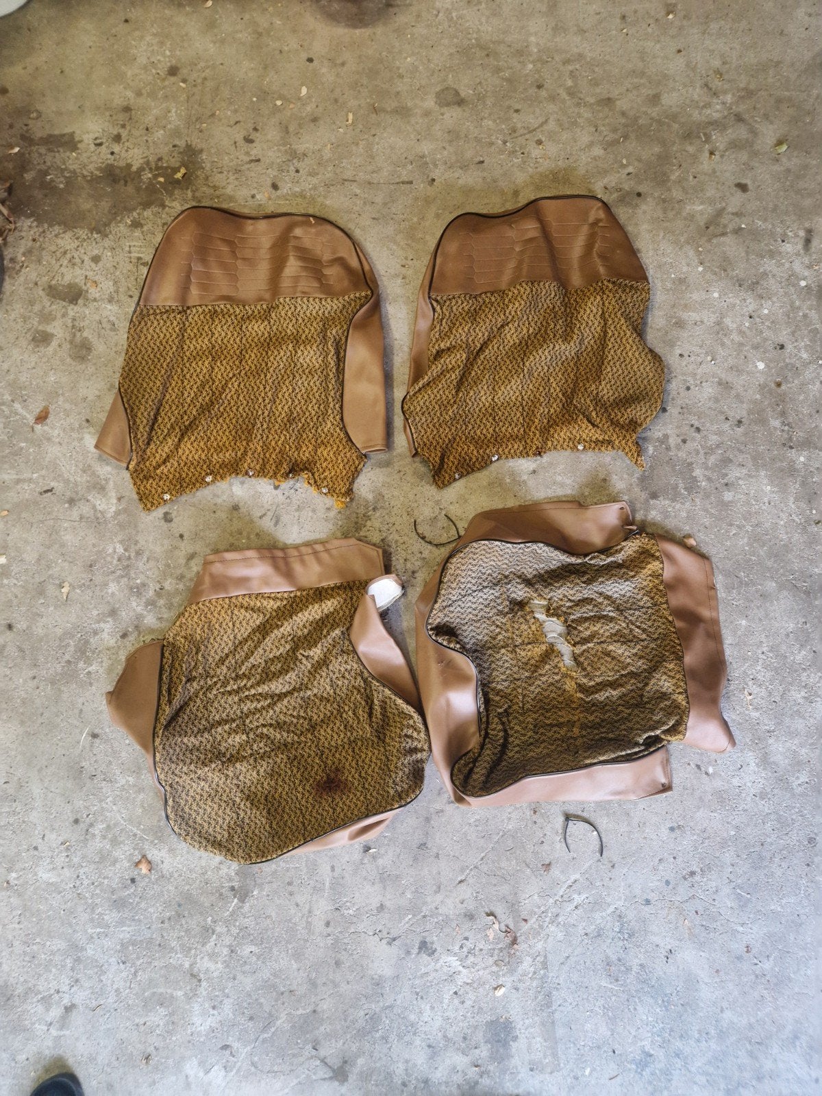 Trabant 601 originele voorstoelbekleding, Ophalen of Verzenden, Gebruikt