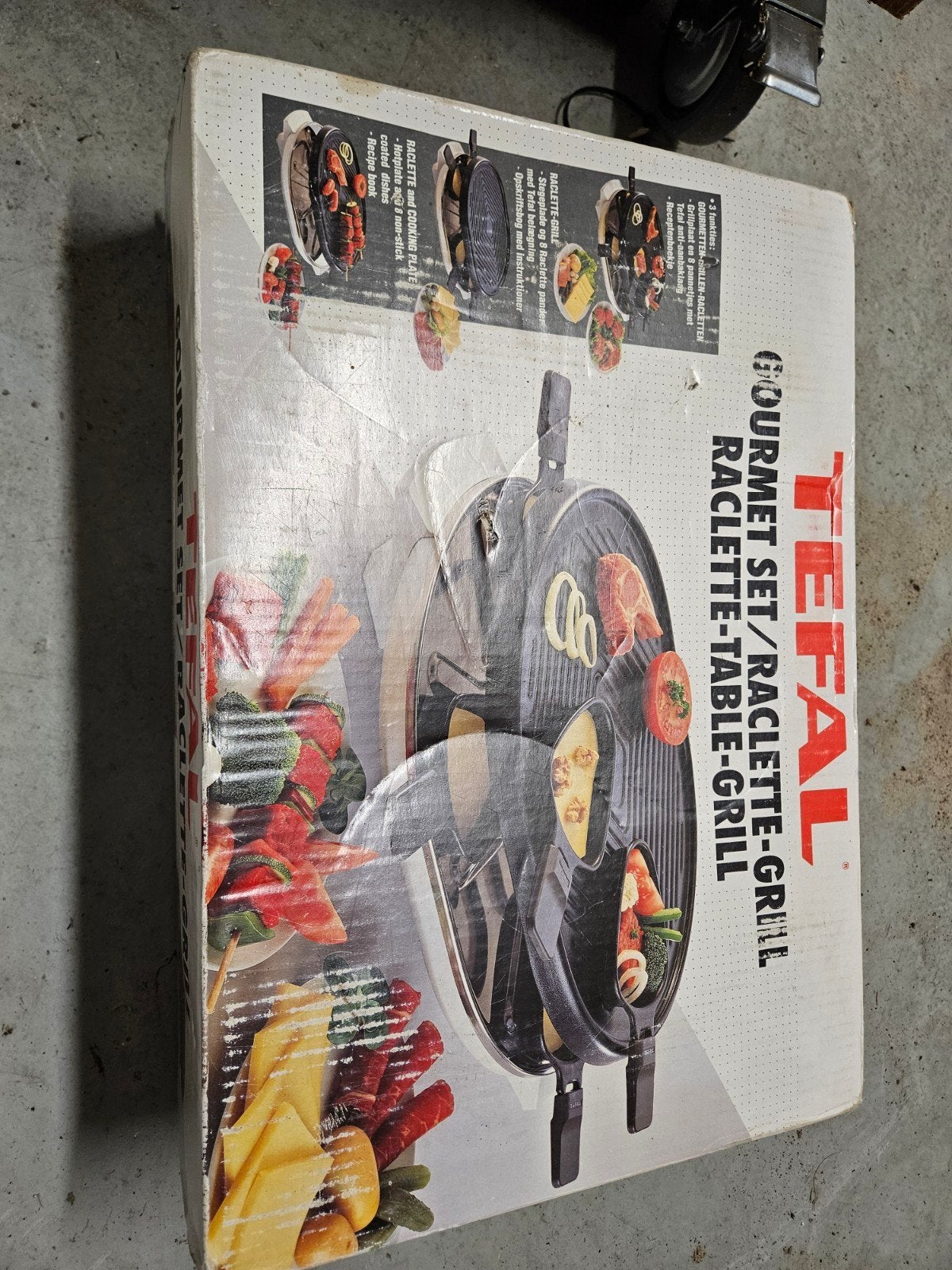 Tefal Gourmet Set / Raclette-Grill - Nieuw in doos, Ophalen of Verzenden, Nieuw, 4 t/m 7 personen