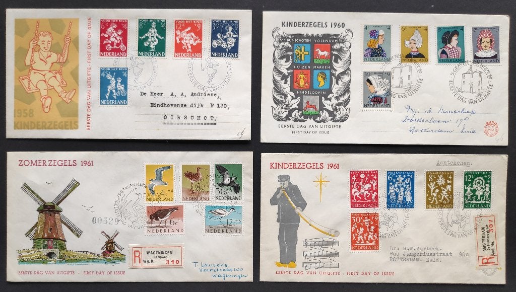 Selectie FDC's : E36 E46 E47 E49 (lees!), Verzenden, Beschreven, Nederland