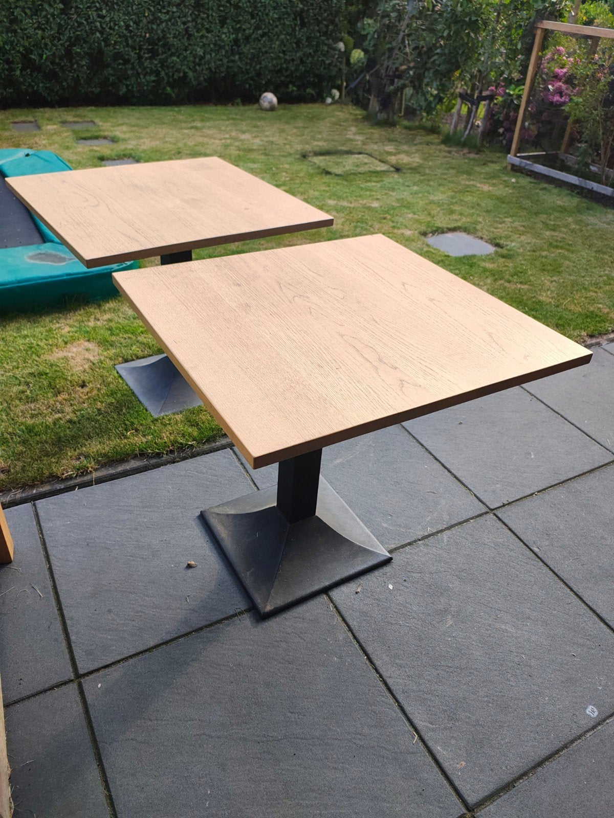Terras tafel 2x, Ophalen