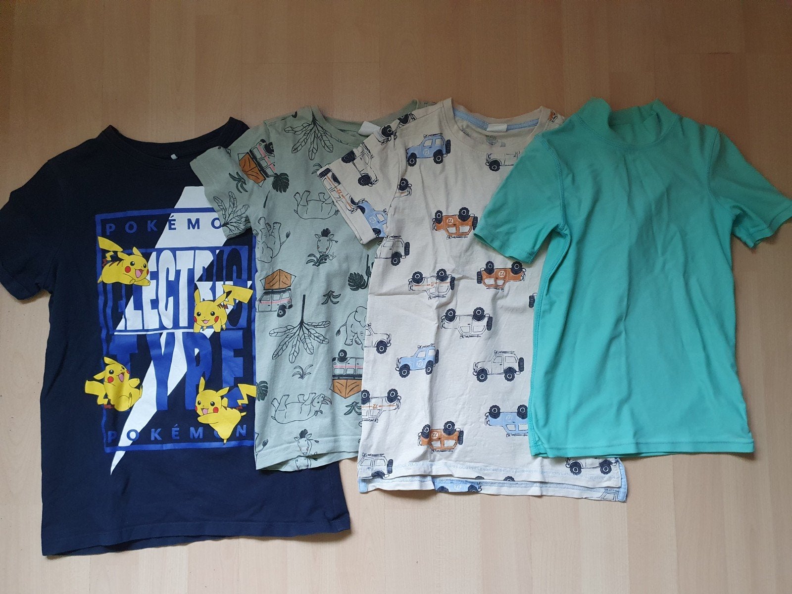 T-shirts Pokémon HEMA zwemshirt UV-shirt maat 134-152, Ophalen of Verzenden, Zo goed als nieuw, Pokémon, HEMA, Name It, Jongen