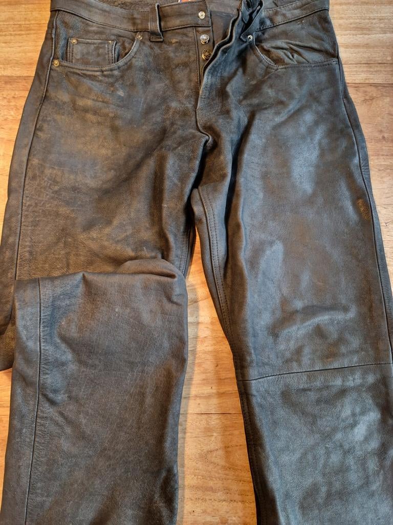 Leren broek Sticks & Stones maat 34, Ophalen of Verzenden, Tweedehands, Broek | leer