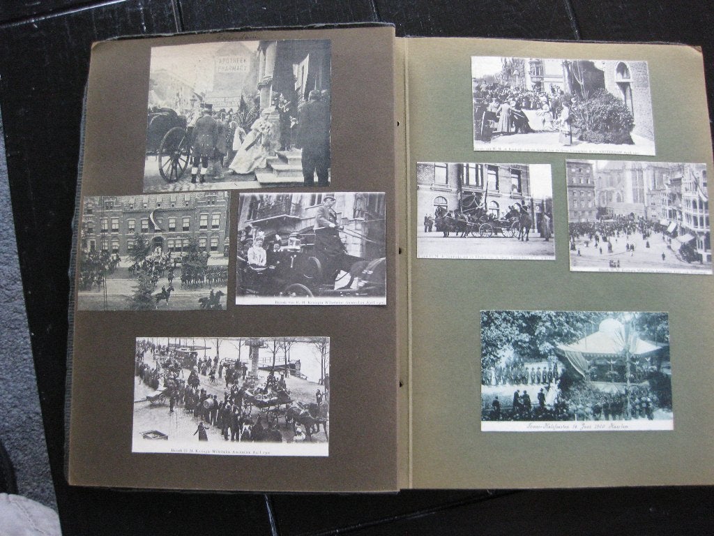 Foto/plakboek Koningin Wilhelmina., Verzenden, Landmacht, Nederland, Foto of Poster