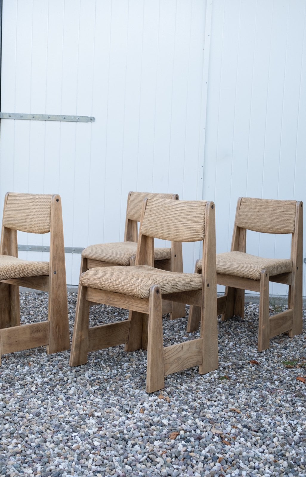 4 houten stoelen, Tuin en Terras, 2 zitplaatsen, -, -, Ophalen of Verzenden