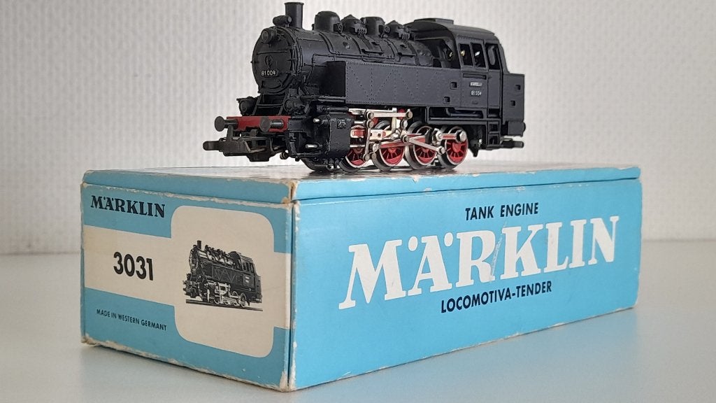 MARKLIN H0(3031)TENDERLOCOMOTIEF BR 81 VAN DE DB(OVP), Wisselstroom, Locomotief, Ophalen of Verzenden, Zo goed als nieuw