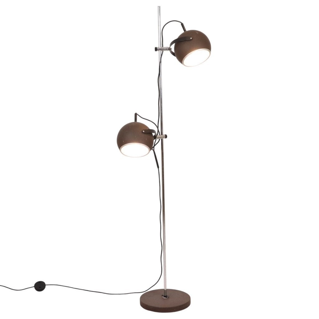 Vintage Eye Ball Vloerlamp Space Age Design 150cm, Ophalen, Gebruikt, E27 (groot), Metaal