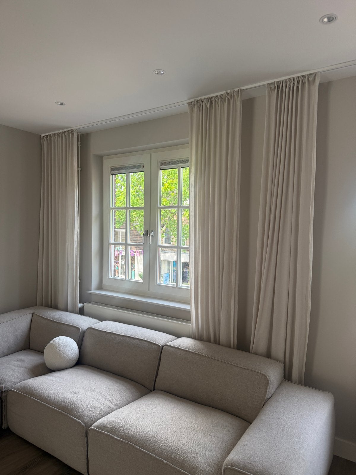 Hannalill Gordijnen 2x2 stuks, 145x300 cm, Ophalen, Wit, Gordijn, IKEA