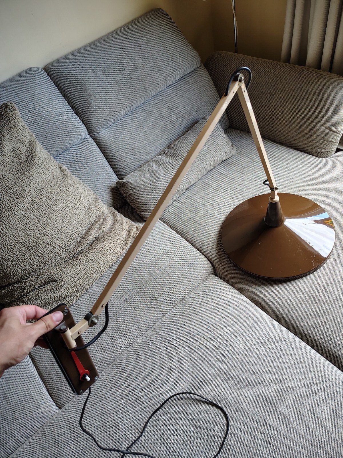 Rietveld Panama lamp - goede staat, diffuser ontbreekt, Ophalen