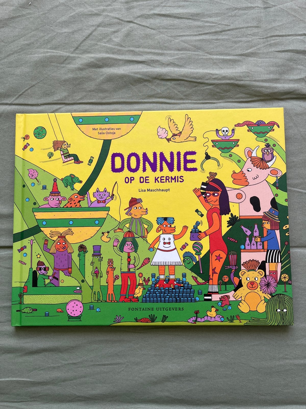 Donnie op de Kermis - Kleurrijk Kinderboek, Ophalen of Verzenden, Nieuw, 3 tot 4 jaar