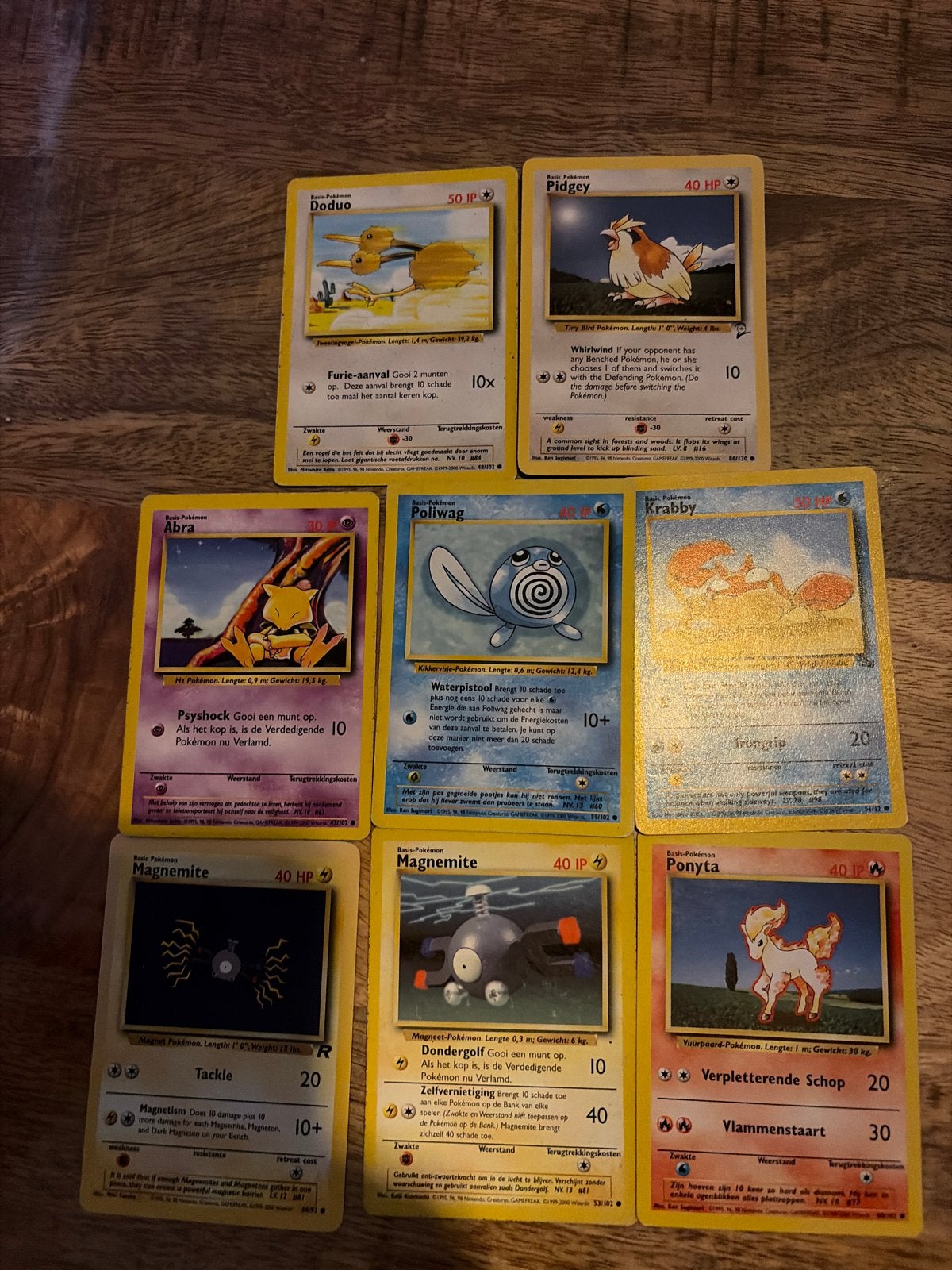 Pokémon Kaarten Collectie - Diverse Eerste Generatie, Ophalen, Gebruikt, Meerdere kaarten