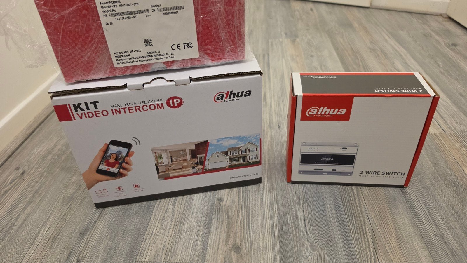 Dahua Video Intercom Kit, IP Camera & 2-Wire Switch, Ophalen of Verzenden