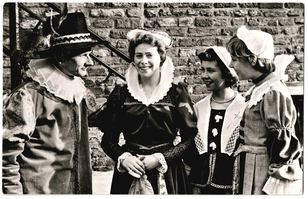 Amersfoort, 700 jaar, gelopen 1959, richtprijs 3,==, Verzenden, 1940 tot 1960, Gelopen, Utrecht
