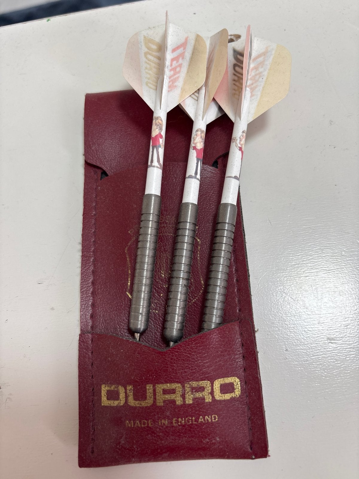 Vintage Durro Darts met Wallet en unieke Bristow Shafts, Ophalen of Verzenden, Nieuw, Pijlen