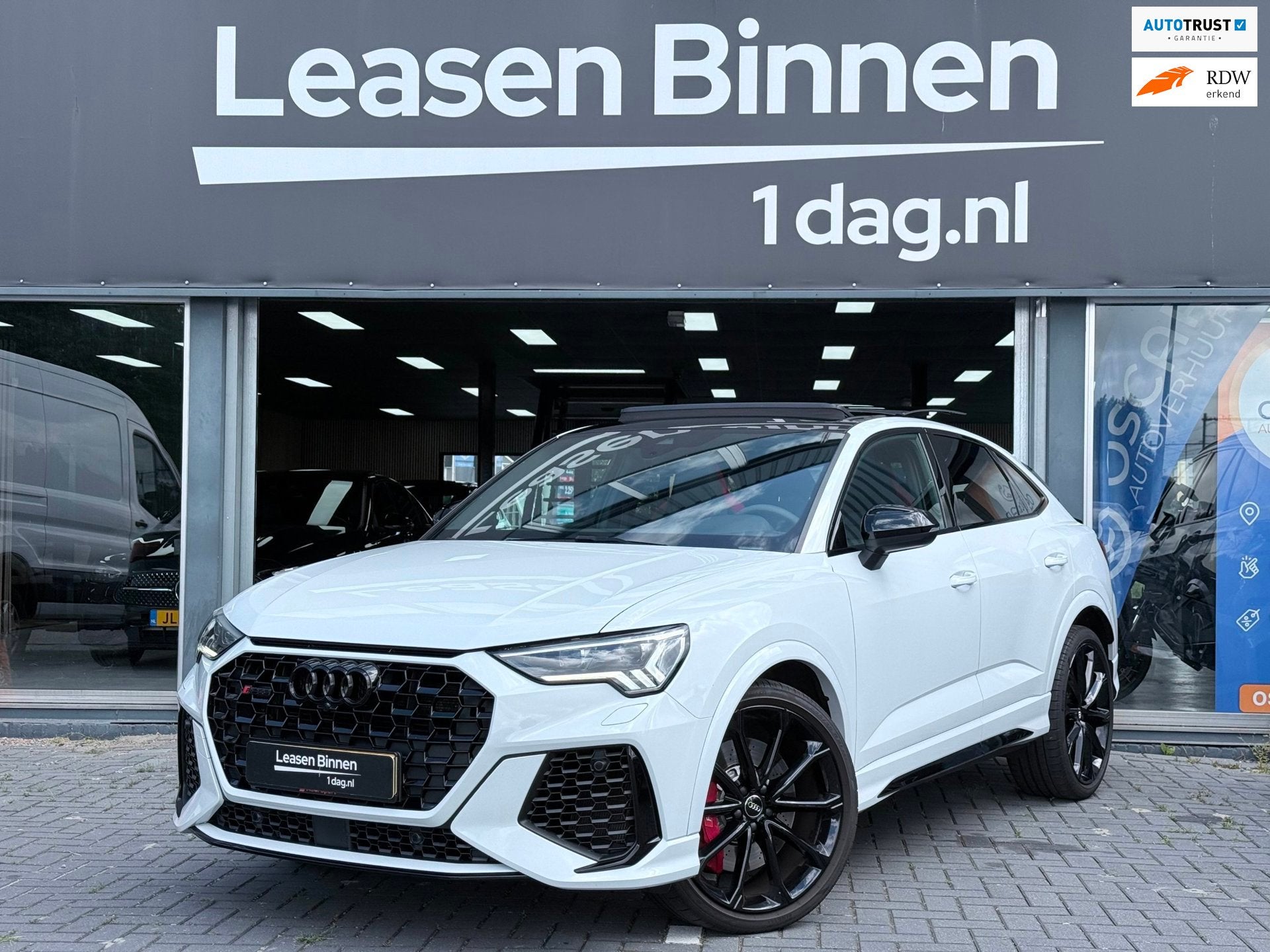 Audi Q3 Sportback TFSI RS B&O|Pano|RS-Stoelen|Sfeerverlichti, Auto's, Gebruikt, 1675 kg, Automatische klimaatregeling, Bedrijf