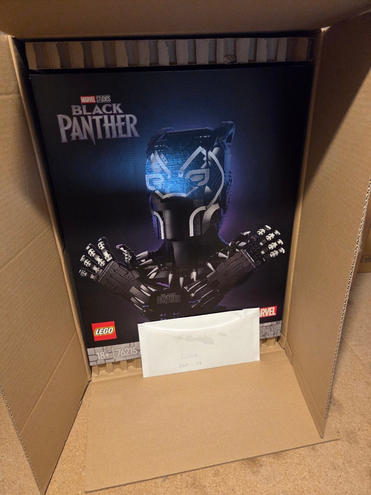 LEGO Marvel Black Panther Buste (76215) - Nieuw in doos, Ophalen of Verzenden, Nieuw, Overige merken