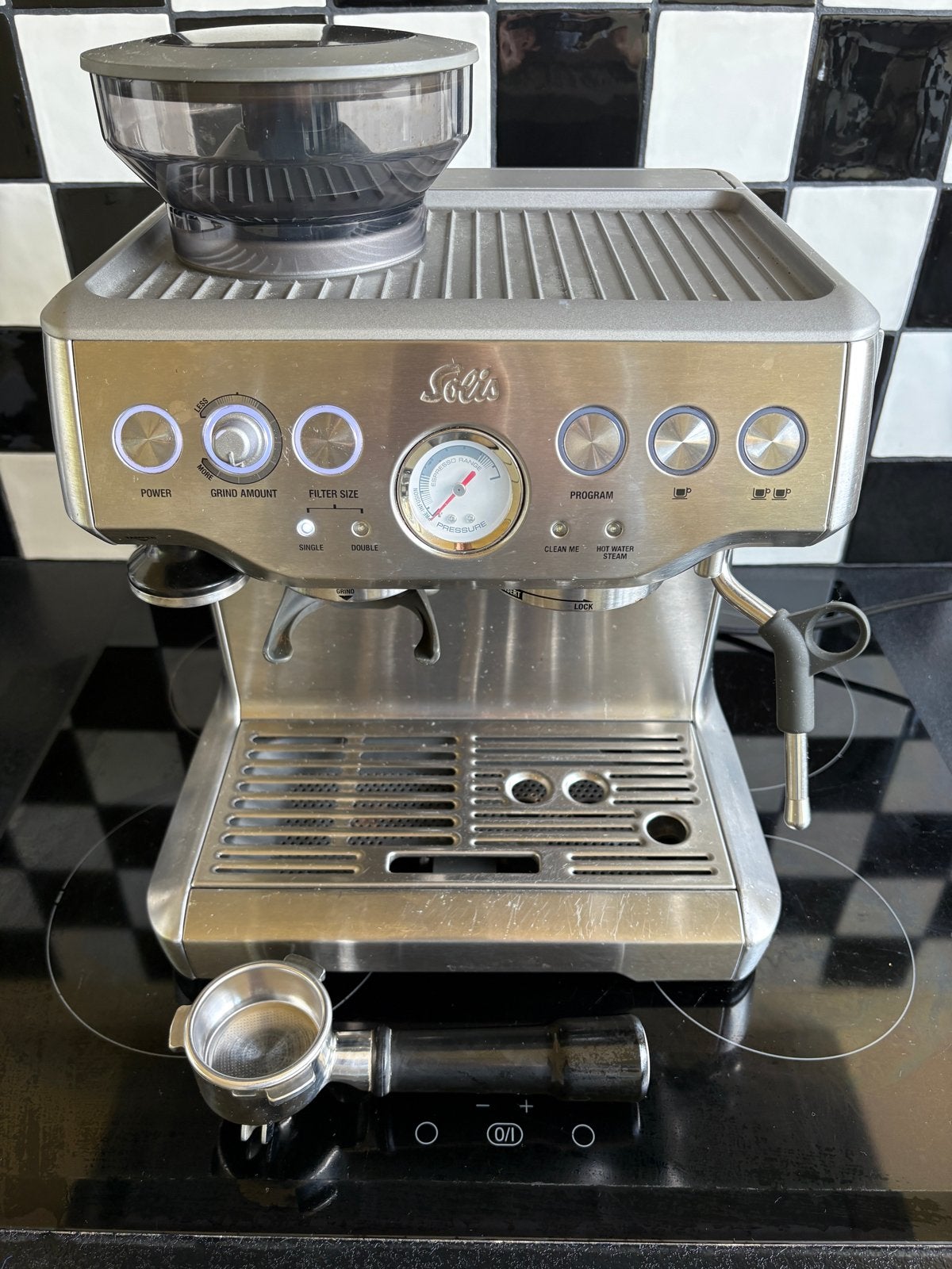 Solis Barista Espresso Machine BES870 - Volledig werkend, Ophalen, Afneembaar waterreservoir, Gebruikt, Espresso apparaat