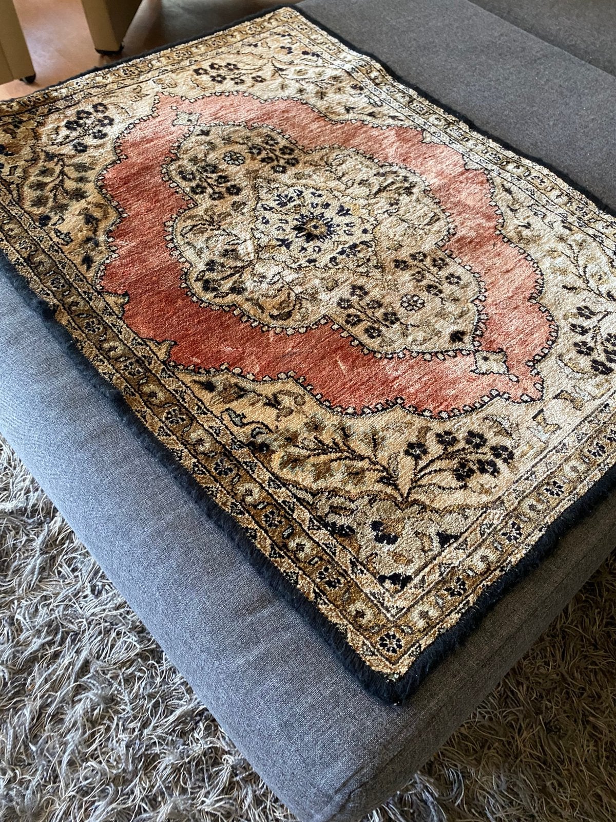Vintage tafelkleed, Huis en Inrichting, Stoffering | Tapijten en Kleden, Ophalen of Verzenden, Zo goed als nieuw, Rechthoekig