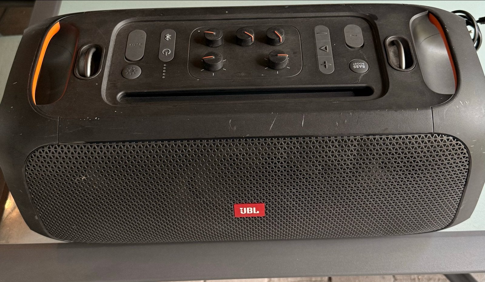 JBL PartyBox On-The-Go Draagbare Party Speaker, 150 watt of meer, Gebruikt, JBL, Party speaker