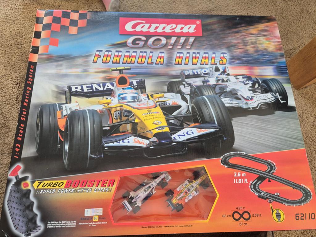 Nette carrera racebaan formule 1, Kinderen en Baby's, Speelgoed | Racebanen, Ophalen, Zo goed als nieuw, Elektrisch, Overige merken