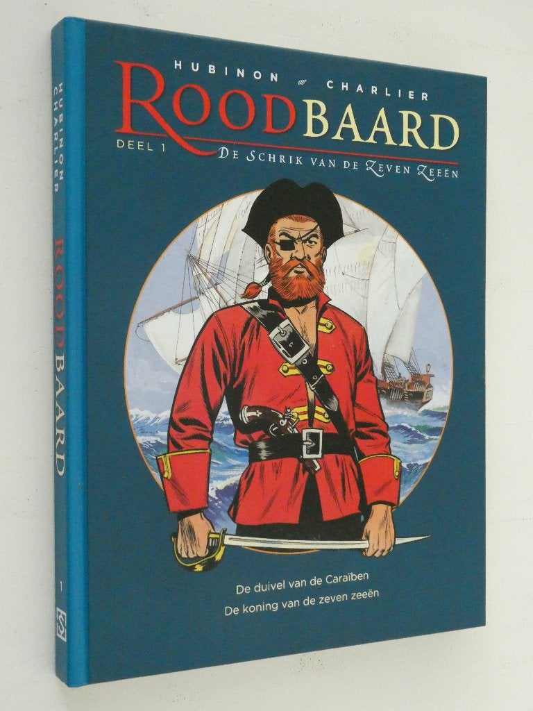 Roodbaard - 01_HC_I_De schrik van de Zeven Zeeën, Eén stripboek, Ophalen of Verzenden, Zo goed als nieuw