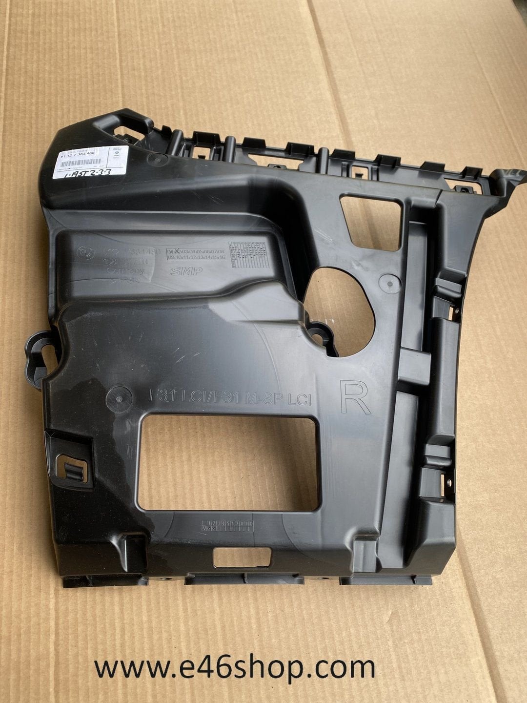 BMW 3 SERIE F31 M ACHTER BUMPER HOUDER RECHTS OEM 5112738448, -, -, Nieuw, Ophalen of Verzenden