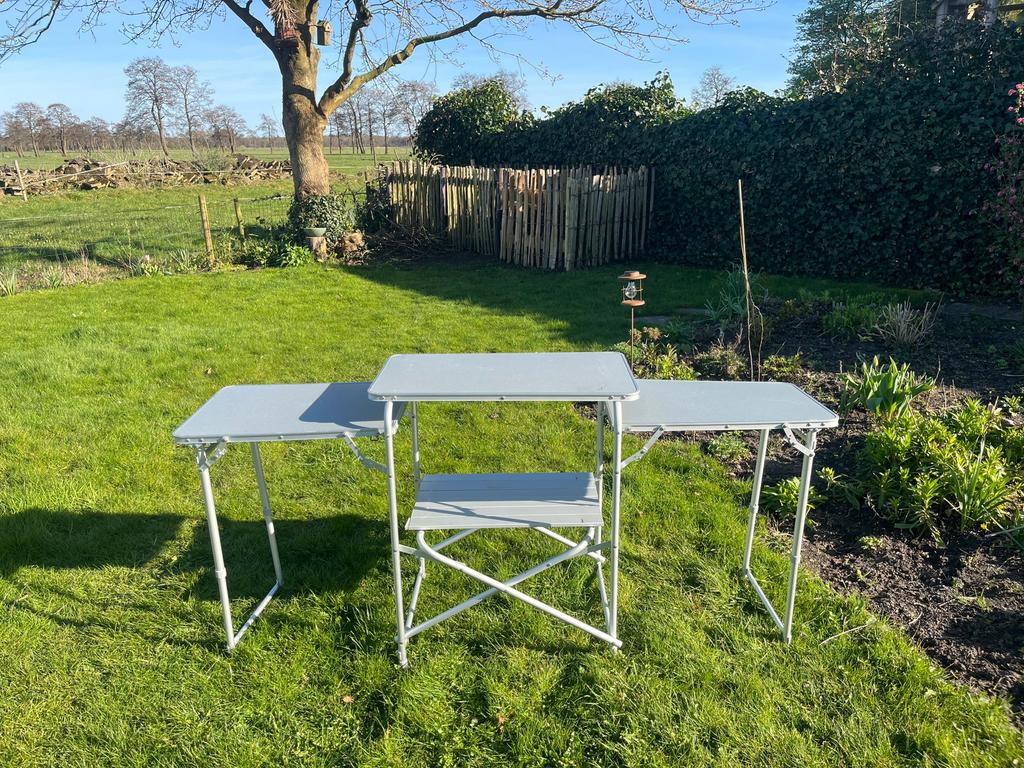 Camping keuken, Caravans en Kamperen, Ophalen, Zo goed als nieuw, Campingkast