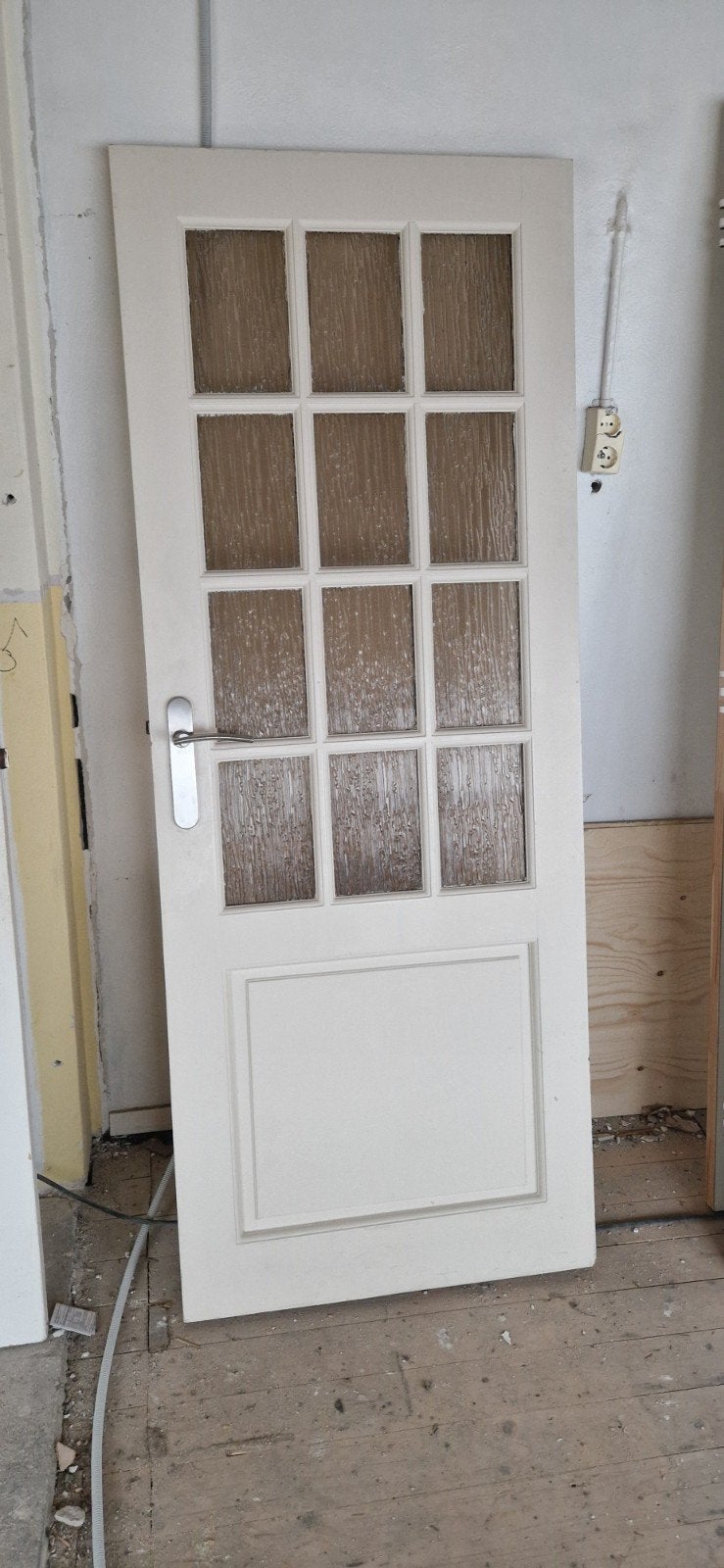 Hardhouten deur 77 × 198, Ophalen, Nieuw, Buitendeur, Minder dan 200 cm