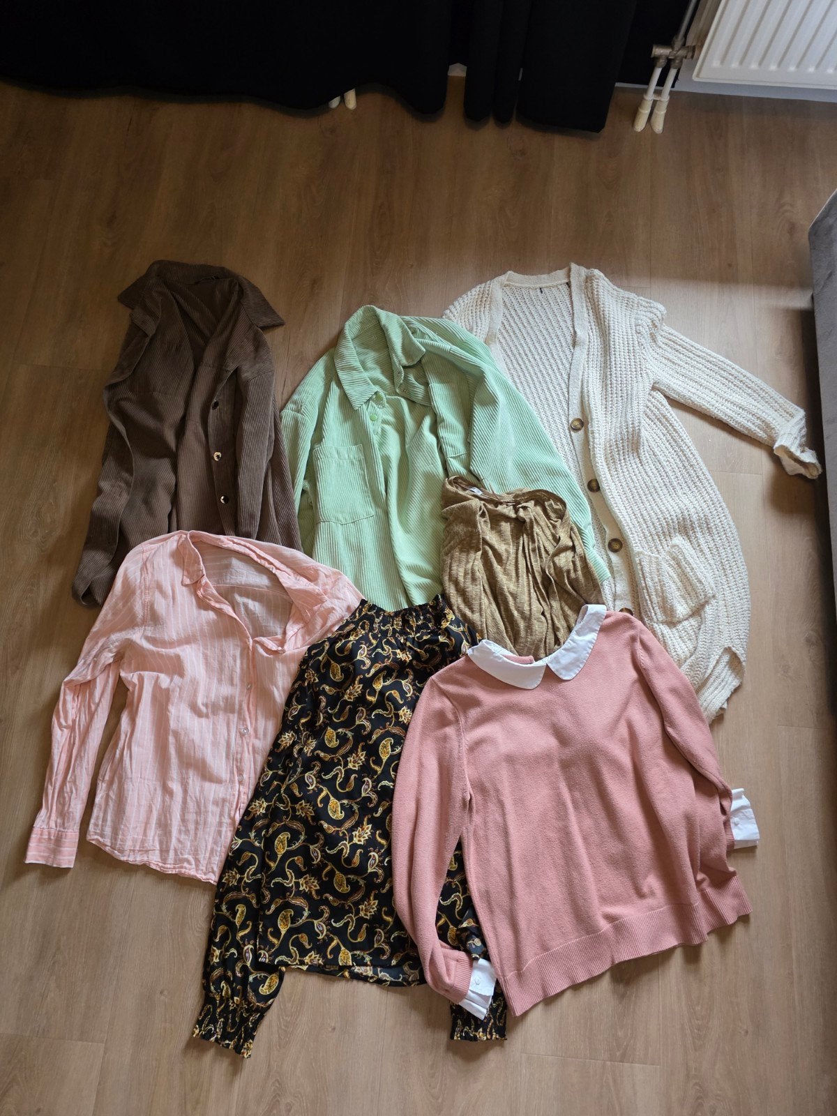 Zak met kleding maat L/XL, Ophalen
