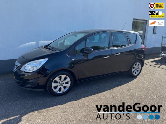 Opel Meriva 1.4 Turbo Cosmo, '10, cruise, clima in een keuri, Voorwielaandrijving, Euro 5, Stof, Gebruikt