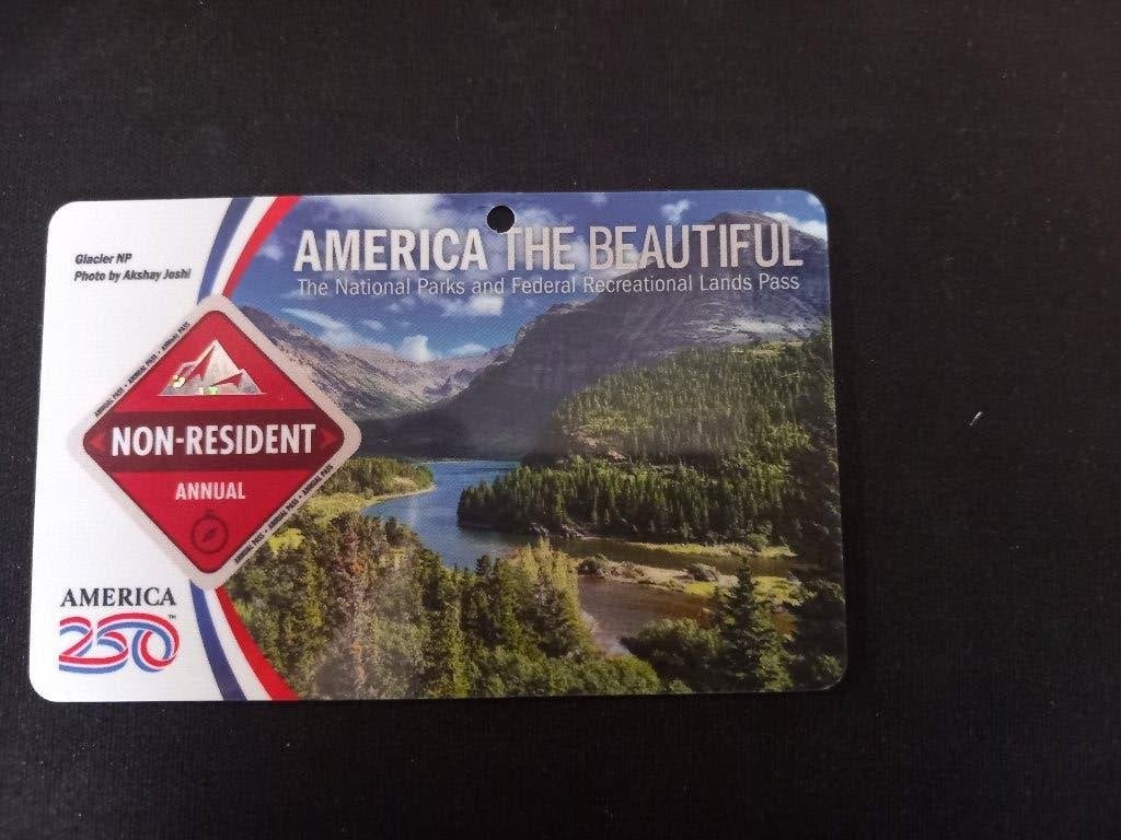 America the Beautiful Park Pas alle Amerikaanse Natuurparken, Drie personen of meer, Ticket of Toegangskaart