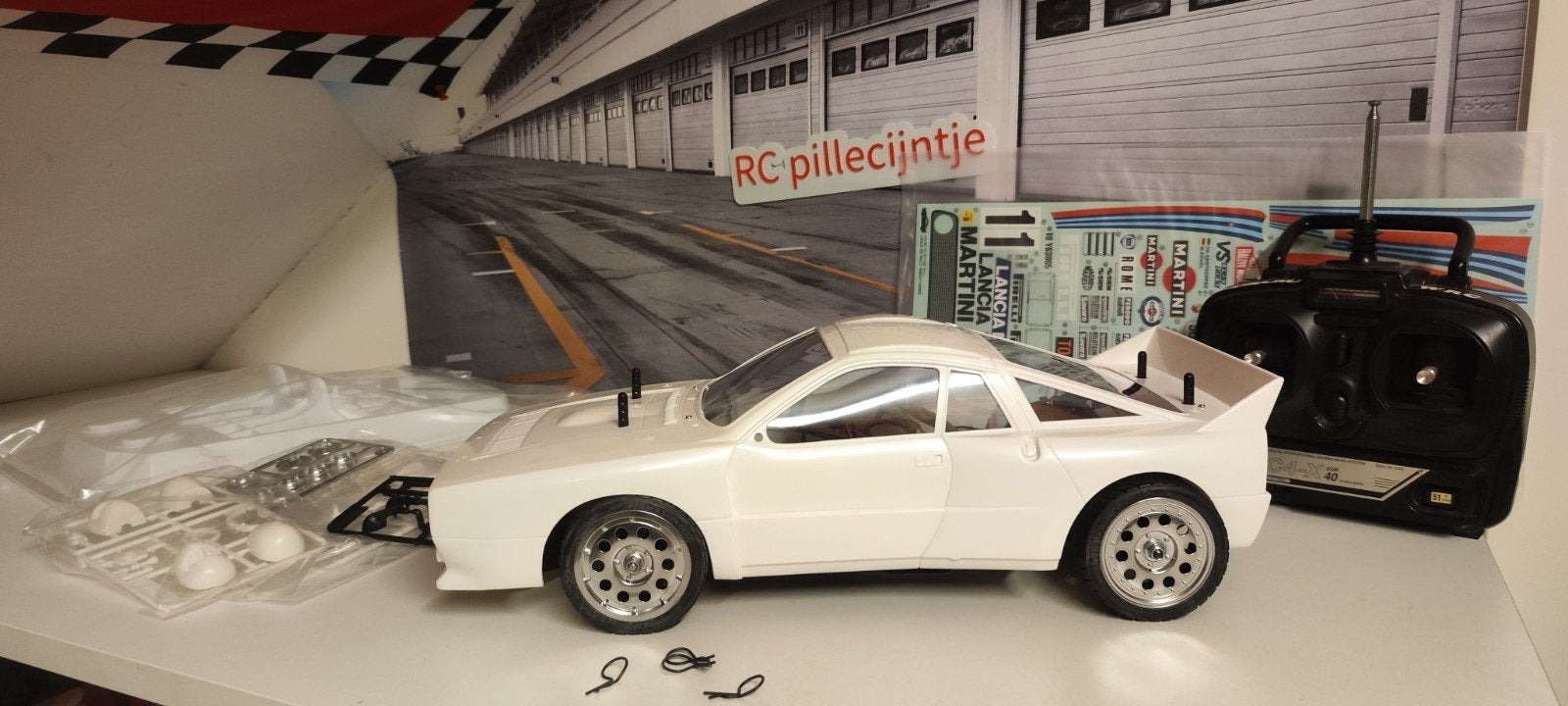 tamiya TA-03 Lancia Delta 037, Ophalen of Verzenden, Auto onroad