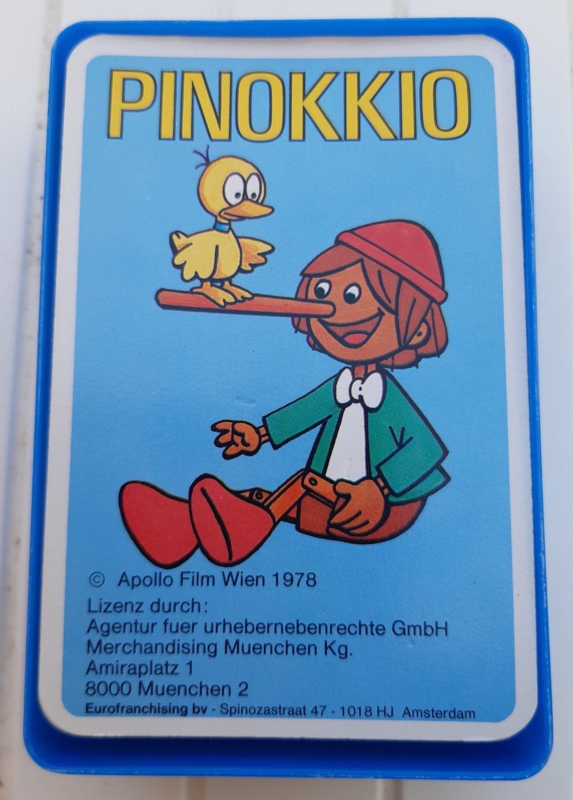 Pinokkio kwartetspel 1978, Ophalen of Verzenden, Gebruikt, Kwartet(ten)