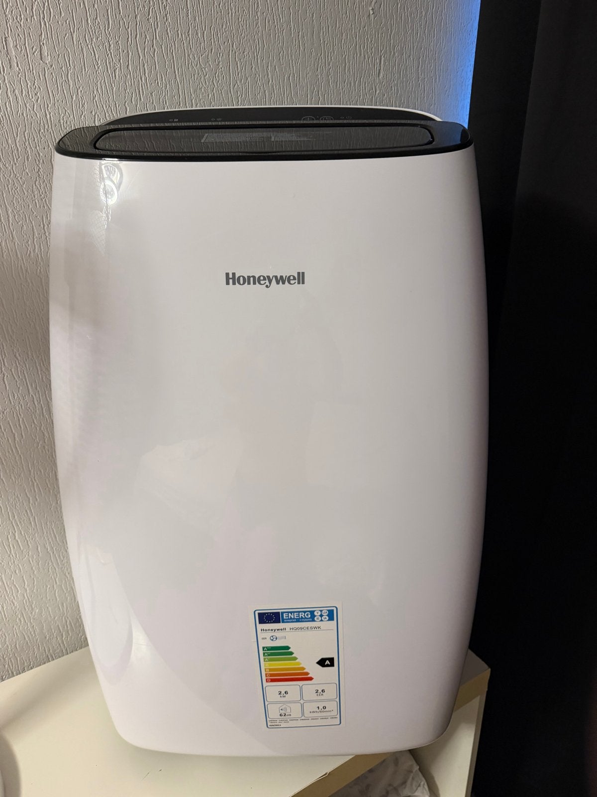 Honeywell Mobiele Airco HQ09CESWK - Afvoerslang te vervangen, Ophalen, Gebruikt, Energieklasse A of zuiniger, Koelen en Ontvochtigen