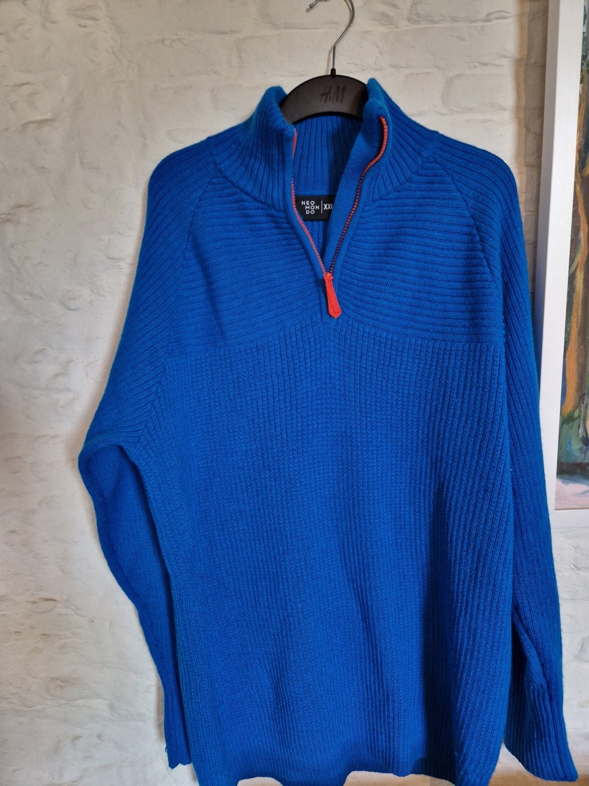 Noorse wollen trui XXL - Zo goed als nieuw, Zo goed als nieuw, Verzenden, Blauw, Neo Mondo