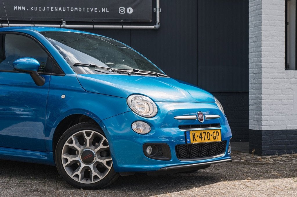Fiat 500 0.9 TwinAir Turbo / Sport / Clima / Topstaat !, Auto's, Fiat, Voorwielaandrijving, Gebruikt, Leder en Stof, Parkeersensor