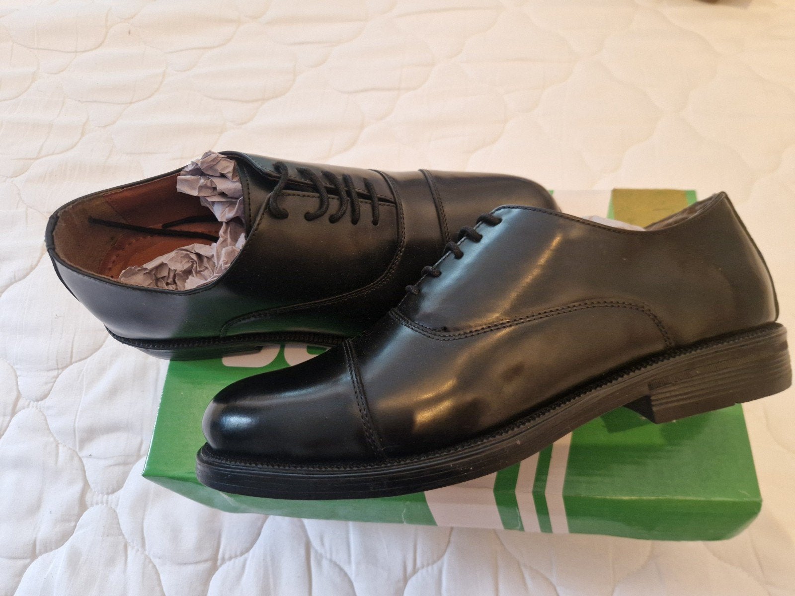 WW2 Repro RAF Service Schoenen Maat 43 - Nieuw in Doos, Ophalen of Verzenden, Luchtmacht, Engeland, Kleding of Schoenen