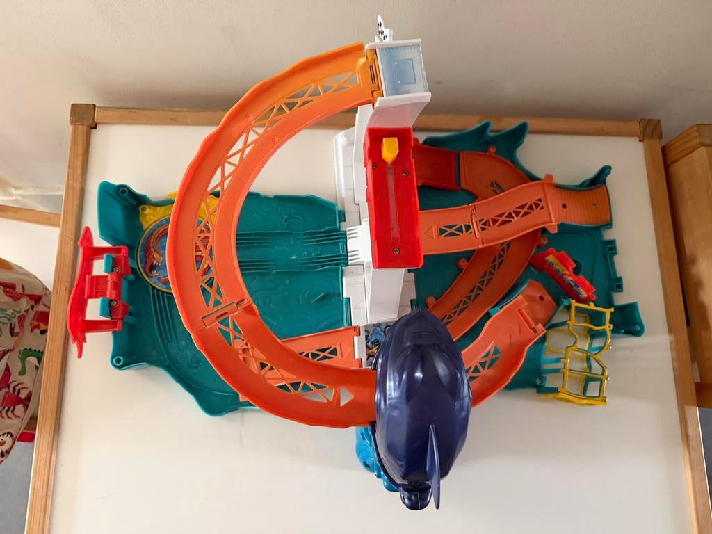 Hot Wheels inklapbare race circuit, Kinderen en Baby's, Speelgoed | Racebanen, Ophalen of Verzenden, Hot Wheels, Racebaan, Gebruikt
