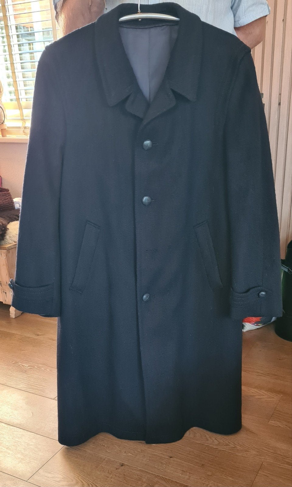 Mooie Alpen Loden All Weather jas mt 52 met knopen blauw igs, Maat 52/54 (L), Ophalen of Verzenden, Zo goed als nieuw, Alpen Loden